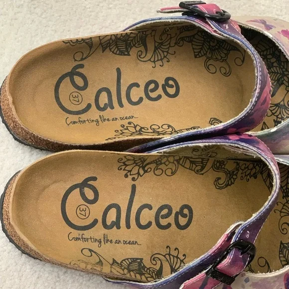 Excellent condition: Calceo purple butterfly mule EU 37 - Picture 7 of 15